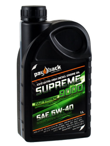 Payback Supreme 9000 5W-40 täyssynteettinen moottoriöljy